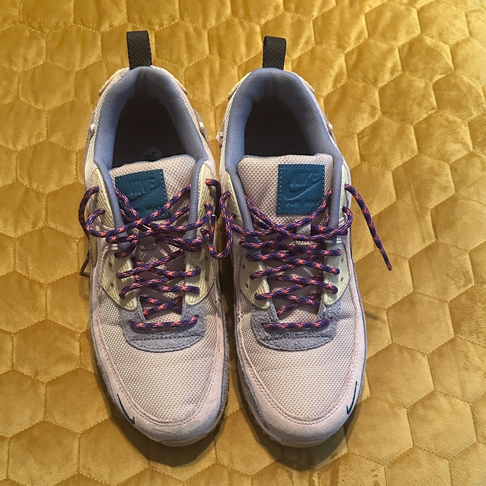 Nike Sneakers with Purple and Light Gray Accents